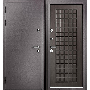 Дверь входная Термо Стандарт МП 10T-112 с терморазрывом Шоколад букле/Шоколад ларче, 2 замка