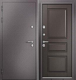 Дверь входная Termo Split MP 10TD-2 (порог) с терморазрывом Шоколад букле/Шоколад ларче, 10TD-2, 2 замка, с ночной задвижкой