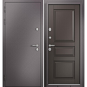 Дверь входная Термо Стандарт МП 10TD-2 с терморазрывом Шоколад букле/Шоколад ларче, 2 замка