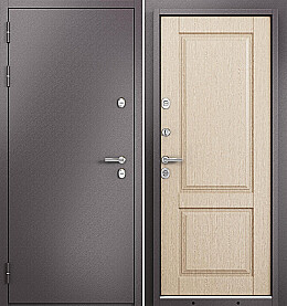 Дверь входная Termo Split MP 10TD-1 (порог) с терморазрывом Шоколад букле/Светлый венге, 10TD-1, 2 замка, с ночной задвижкой