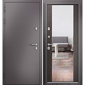 Дверь входная Термо Стандарт МП 10T-164 с терморазрывом Шоколад букле/Венге, 2 замка