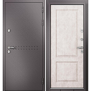 Дверь входная Термо Стандарт МП 10TD-1 с терморазрывом Шоколад букле/Бетон бежевый, 2 замка
