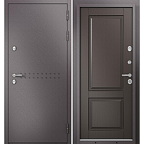 Дверь входная Термо Стандарт МП 10TD-1 с терморазрывом Шоколад букле/Шоколад ларче, 2 замка