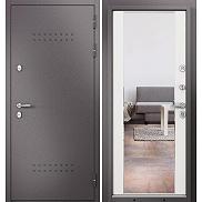 Дверь входная Termo Split MP 10T-164 (порог) с терморазрывом Шоколад букле/Белый ларче, 2 замка, с ночной задвижкой