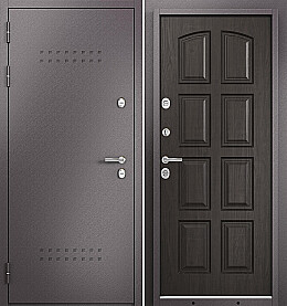 Дверь входная Termo Split MP 10T-103 (порог) с терморазрывом R-5, Шоколад букле/Дуб мореный, 10T-103, 2 замка, с ночной задвижкой