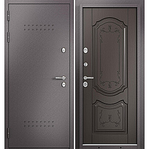 Дверь входная Термо Стандарт МП 10T-101 с терморазрывом Шоколад букле/Шоколад ларче, 2 замка