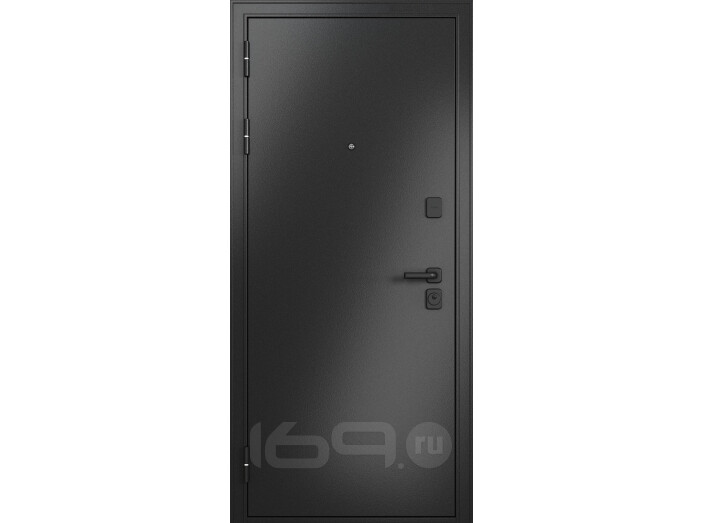 ДМ TRUST MASS MP Антрацит букле (порог)/МДФ Дуб шале серебро 9S-100 205*860 Левая