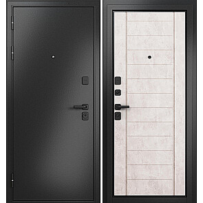 Дверь входная Траст Масс МП 9S-137 Антрацит букле/Бетон бежевый, 2 замка