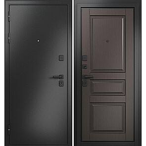 Дверь входная Траст Масс МП 9SD-2 Антрацит букле/Шоколад ларче, 2 замка