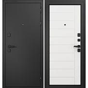 Дверь входная Trust Mass MP 9S-136 Черный муар металлик/Белый ларче
