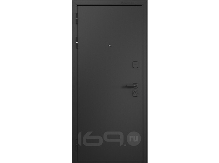ДМ TRUST MASS MP Черный муар металлик/МДФ Белый софт 9SD-1 205*86 Левая