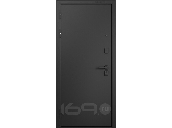 ДМ TRUST MASS MP Черный муар металлик/МДФ Шоколад ларче 9S-140 mirror 205*86 Левая