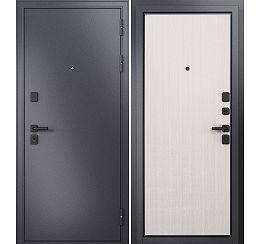 ДМ TRUST MASS MP Графит букле/МДФ Бьянко ларче 9S-100 205*86 Правая