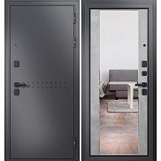 Дверь входная Trust Mass MP 9S-164 Графит букле/R-4 Бетон серый mirror