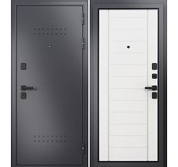 ДМ TRUST MASS MP Графит букле/R-5 МДФ Роял Дуб Белый 9S-137 205*96 Правая