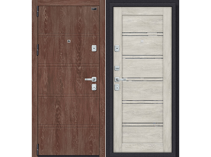 ДС Porta M-3 8/Л28 Chalet Grande/Chalet Provence MG/Лунный камень 205*88 Левая