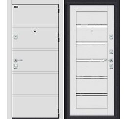 ДС Porta M-3 8/Л28 White Stark/Virgin MG/Лунный камень 205*88 Левая