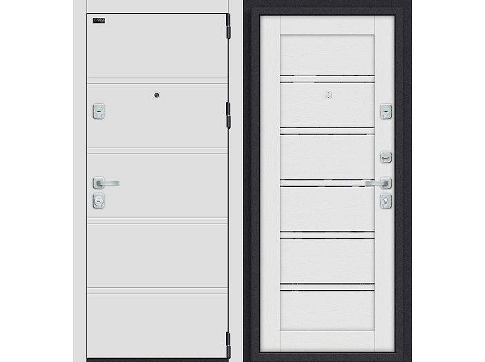 ДС Porta M-3 8/Л28 White Stark/Virgin MG/Лунный камень 205*98 Правая