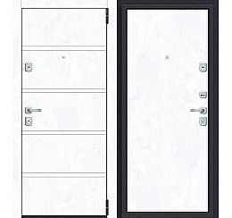 Дверь входная металлическая «Porta M-3P 8.П50» Snow Art/Snow Art