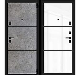 Дверь входная металлическая «Porta M-3P П50.П50 (AB-4)» Dark Concrete/Angel