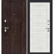 Дверь входная Porta S-3P 4/П22 Almon 28/Bianco Veralinga/White Waltz, 2 замка