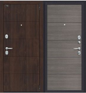 Дверь входная Porta S-3P 4/П50 Almon 28/Grey Veralinga, 2 замка