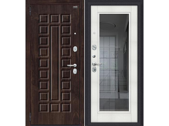 ДС Porta S-3 51/П61 Almon 28/Bianco Veralinga R/Лунный камень 205*98 Левая