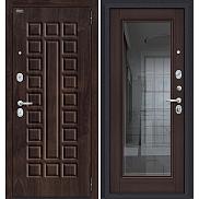 Дверь входная Porta S-3P 51/П61 Almon 28/Wenge Veralinga/Reflex, с зеркалом, 2 замка