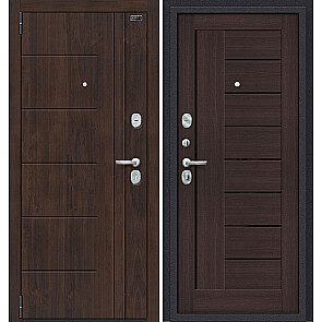 Дверь входная Porta S-3 9/П29 Almon 28/Wenge Veralinga/Black Star, 2 замка