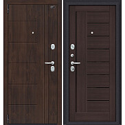 Дверь входная Porta S-3 9/П29 Almon 28/Wenge Veralinga/Black Star, 2 замка, с ночной задвижкой