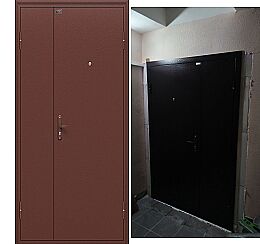 Дверь входная металлическая Zetta «Урбан У09 Р17» Платан черный