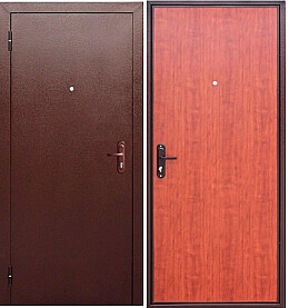 Дверь входная Стройгост 5 РФ Антик Медь/Дуб рустикальный, 1 замок