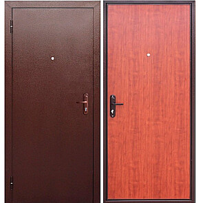 Дверь входная Стройгост 5 РФ Антик Медь/Дуб рустикальный, 1 замок