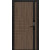 Дверь входная Good 1 Орех гварнери/Velluto Bianco, 2 замка, с ночной задвижкой