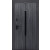 Дверь входная Lukse-502 Графит/Софт белый, 2 замка, с ночной задвижкой