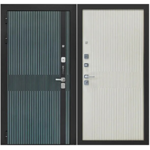 Дверь входная Lukse-503 Vellutto Verde/Капучино, 2 замка