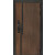 Дверь входная Lukse-507 Орех американский/Дуб беловежский, 2 замка, с ночной задвижкой