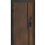 Дверь входная Lukse-507 Орех американский/Дуб беловежский, 2 замка, с ночной задвижкой