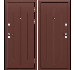 Дверь входная металлическая «Стройгост 7-2» Антик Медь