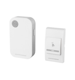 Дверной звонок «DBQ22M WL 36M» IP40 Белый беспроводной