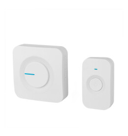 Дверной звонок «DBQ23M WL 52M» IP44 Белый беспроводной