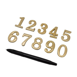 Цифра самоклеющаяся DN-01-6-Z G Золото (ЦАМ)