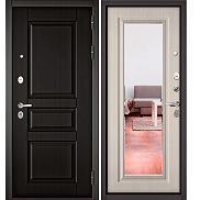 Дверь входная Trust Mass PP 9SD-2/9S-140 Антрацит букле/Венге/Бьянко ларче mirror