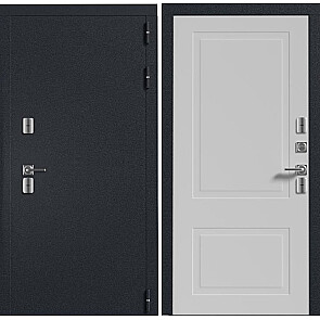 Дверь входная MP ВМ-100 с терморазрывом Титан/Белый софт, 2 замка