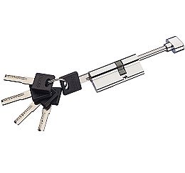 Цилиндр Ключ-фиксатор со штоком Groff AFS-75-45/30 C Хром (алюм., 5 ключей)