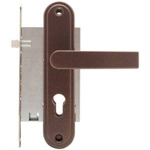 Замок для входной двери цилиндровый «ЗВ4-31/55» Антик Медь