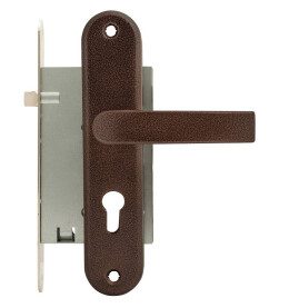 Замок цилиндровый «Door Out ЗВ4-31/55» Антик Медь