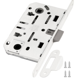 B01102.50.FM.567 Защелка врезная WC (белый) MEDIANA EV. (инд.упак+B01000.13)