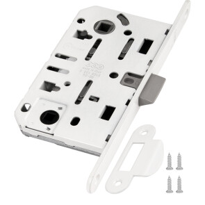 B01102.50.FM.567 Защелка врезная WC (белый) MEDIANA EV. (инд.упак+B01000.13)