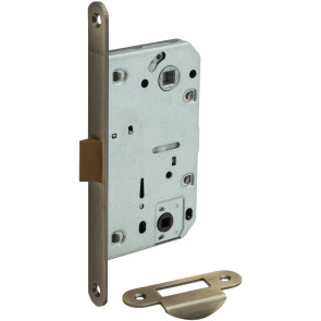 Защелка для межкомнатной двери пластиковый язычок «Bravo P-3-WC»  Бронза